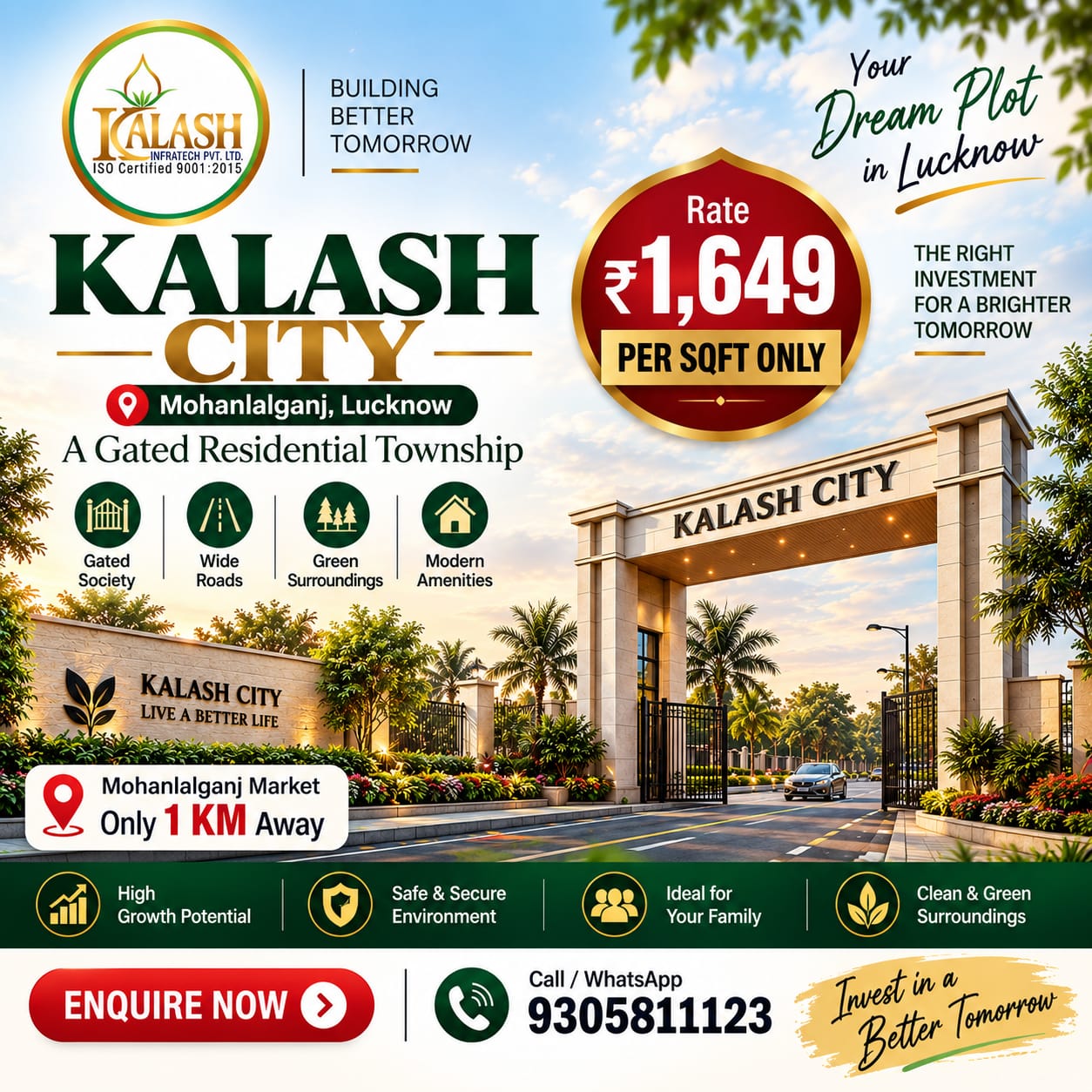 Kalash City residential township promotion in Mohanlalganj, Lucknow